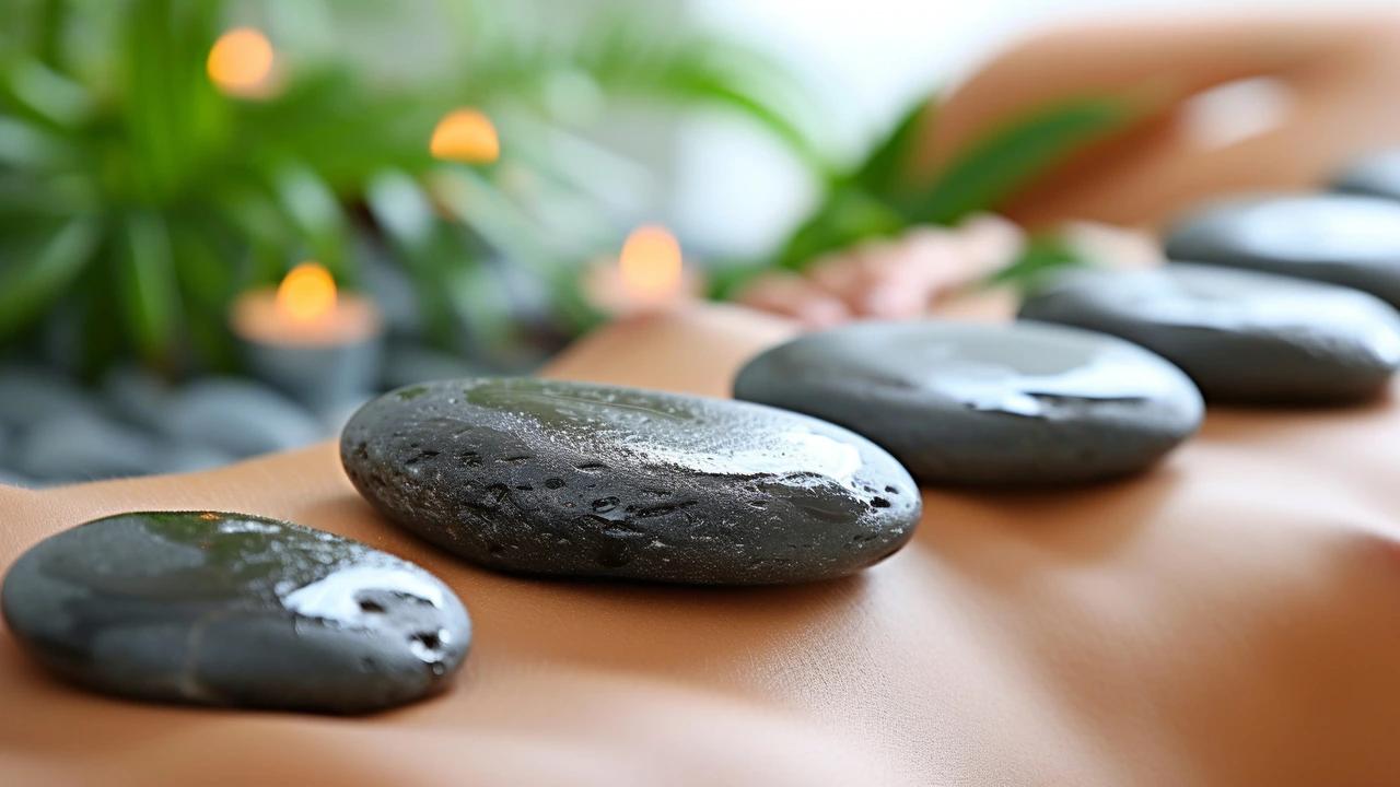 Proč je masáž lávovými kameny ideální pro sportovce?
