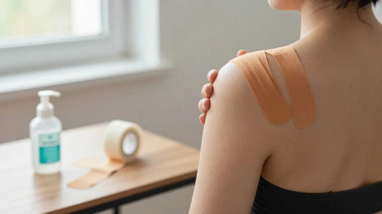 Jak zatejpovat rameno a lopatku: krok za krokem pro úlevu od bolesti