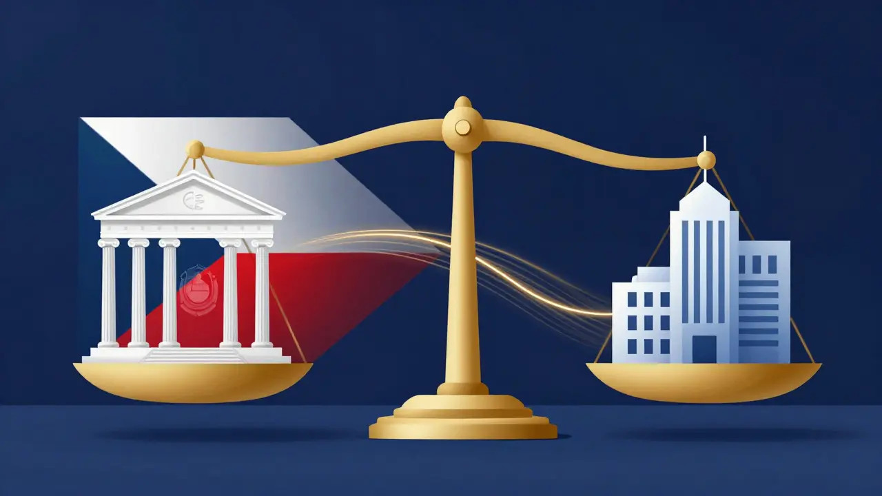 Koncept váhy mezi státním a soukromým sektorem